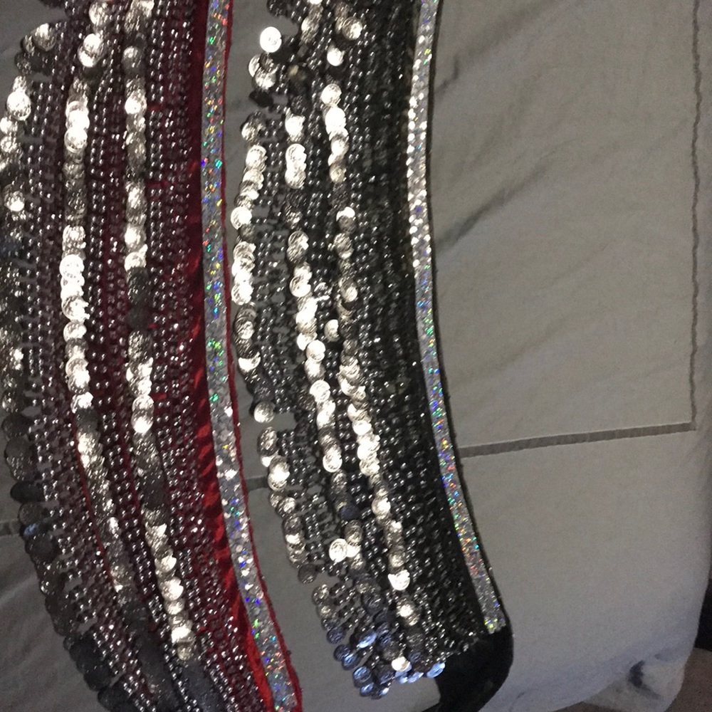 arabic dance belt red, green